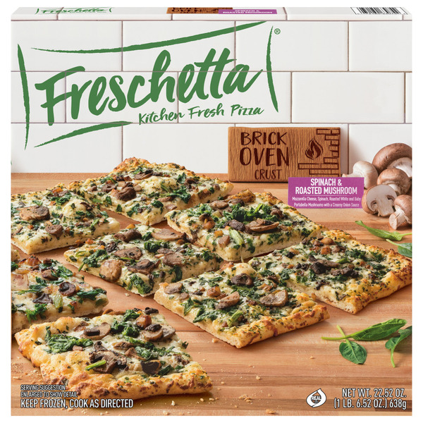 Freschetta Spinach & Roasted Mushroom Brick Oven Crust Frozen