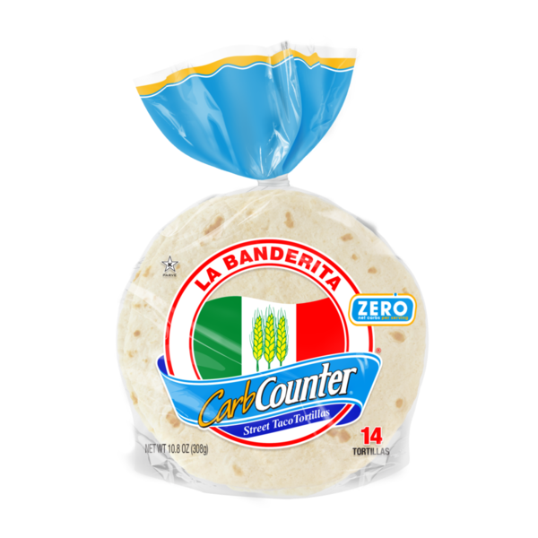 La Banderita Carb Counter Street Taco 4.5" Tortillas, Keto Certified