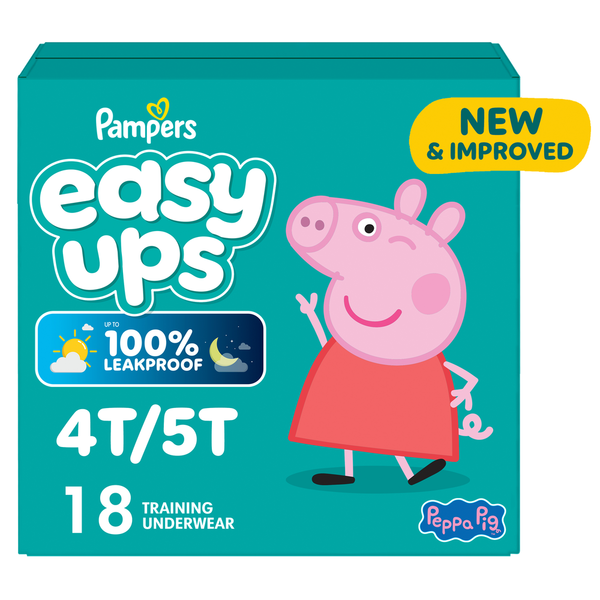 Pampers Easy Ups Training Underwear 4T/5T