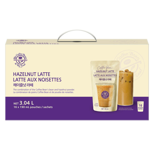 Costco The Coffee Bean & Tea Leaf Hazelnut Latte Sachets SameDay