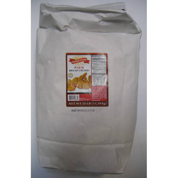 Supremo Italiano - Plain Bread Crumbs - 25 lbs