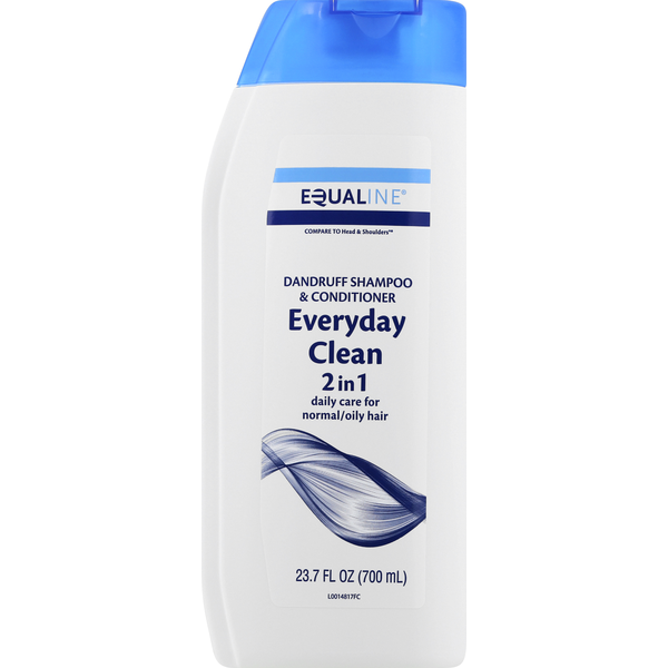 Equaline Dandruff Shampoo & Conditioner, 2 in 1, Everyday Clean (23.7