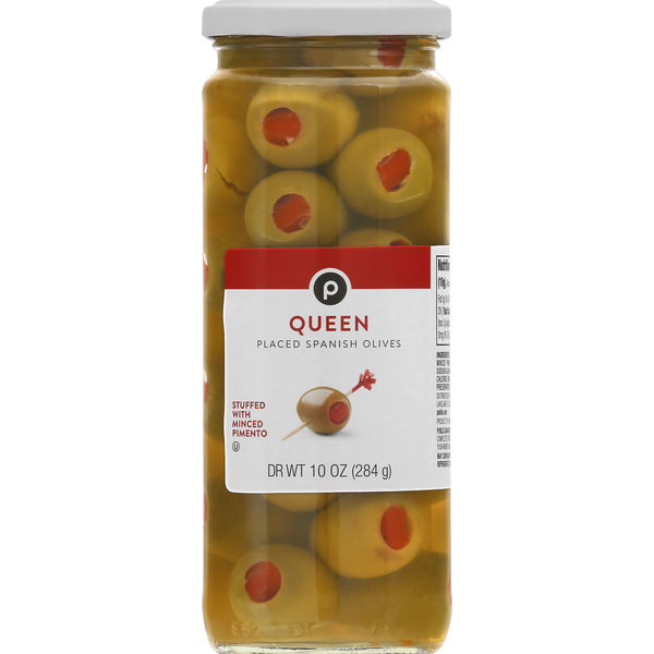 Publix Spanish Olives, Placed, Queen (10 oz) Instacart
