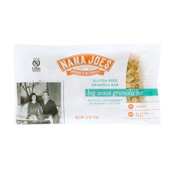 Nana Joes Granola Gluten Free Big Wave Granola Bar