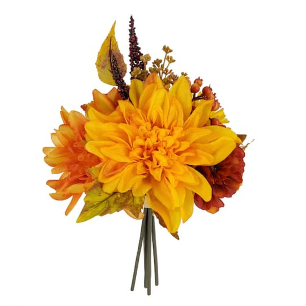 Ashland Yellow Dahlia & Leaf Bouquet
