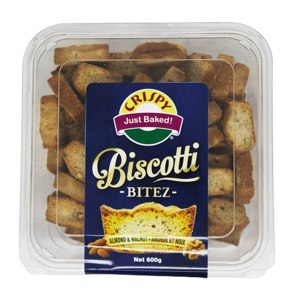 Crispy Just Baked Biscotti Bitez