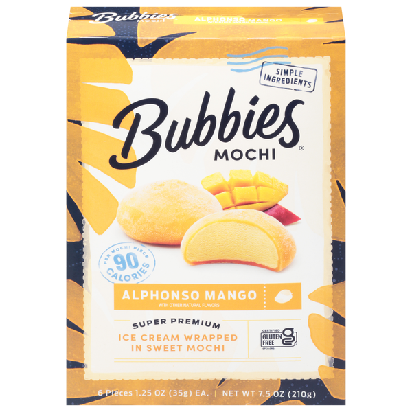 Bubbies Mochi, Alphonso Mango Same-Day Delivery or Pickup