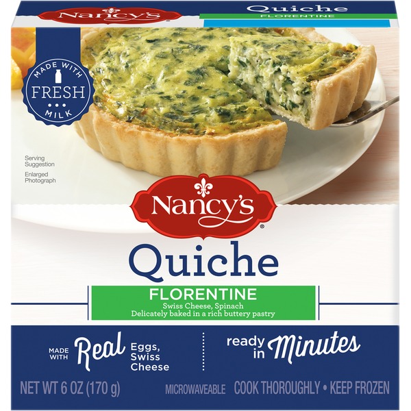 Nancy's Florentine Quiche from Publix Instacart