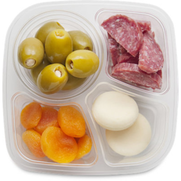 ReadyMeals Ready to Eat Salami, Cheese, Apricot & Olive Quad