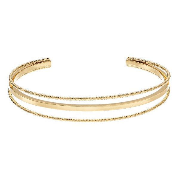 LC Lauren Conrad Minimalist Cuff Bracelet - Gold Tone