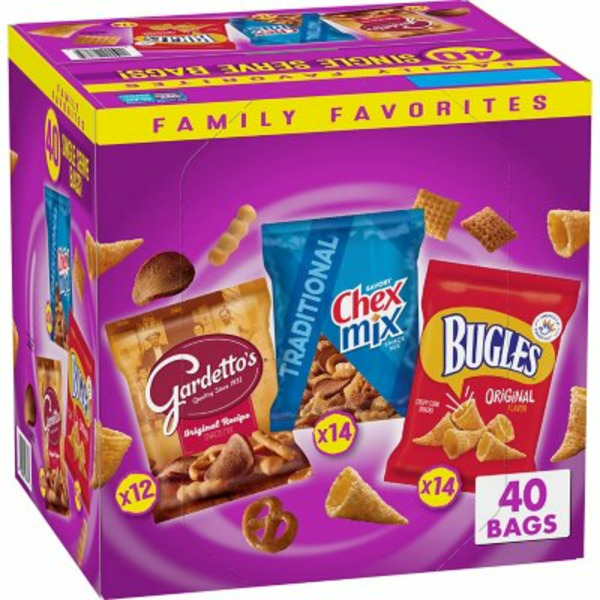 Sam's Club Bugles Chex Mix Gardetto's Family Favorites Variety Pack