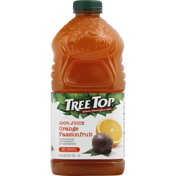 Tree Top 100 Juice, Orange Passionfruit (64 oz) Instacart