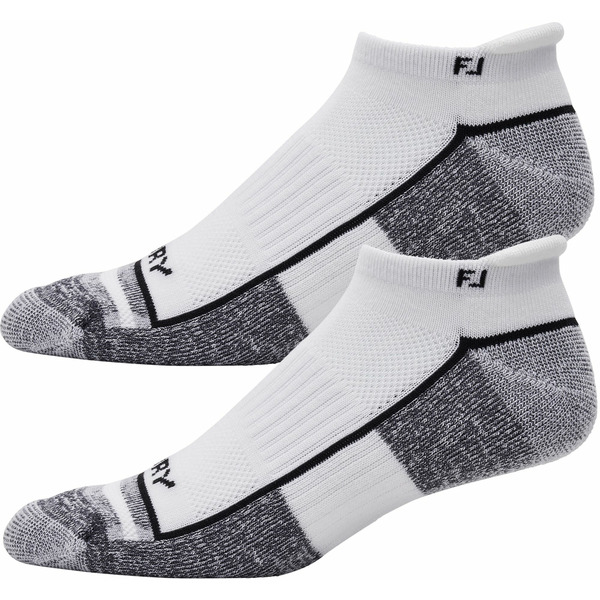 Foot Joy Men's ProDry Roll Tab Golf Socks, One Size - White