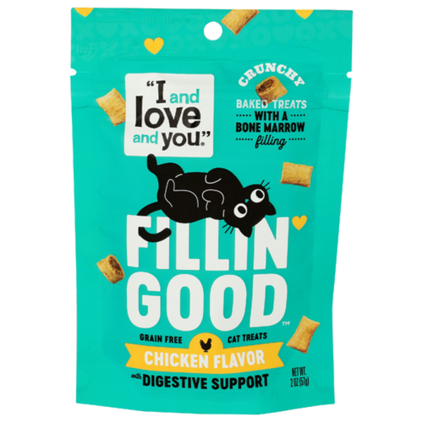 I And Love And You Chicken Digestive Support Crunchy Cat Treats