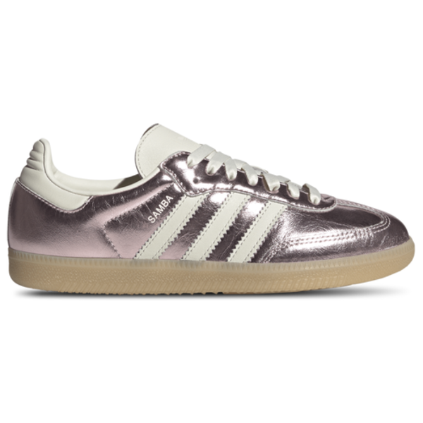 adidas Womens Originals Samba Shoes, Size 8.5 - Wonder Quartz/Off White/Gum