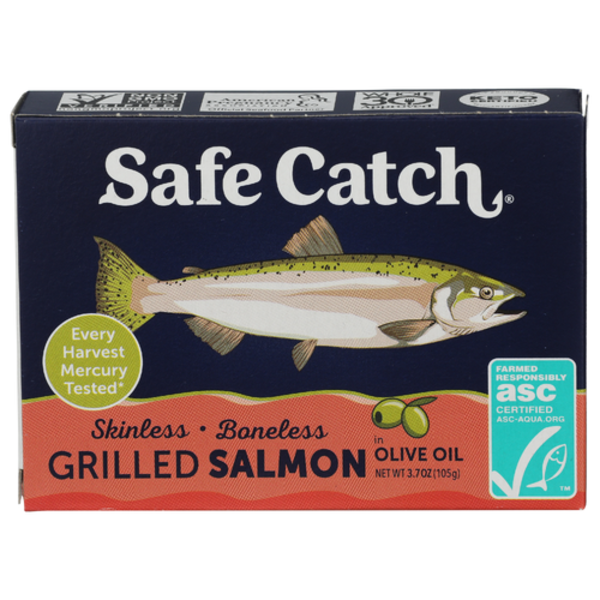Safe Catch Skinless & Boneless Grilled Salmon In Olive Oil