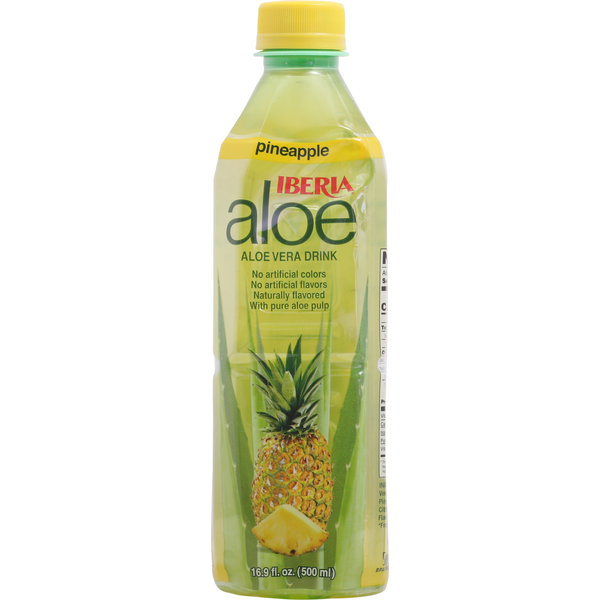 Iberia Aloe Vera Drink With Pure Aloe Pulp, Pineapple
