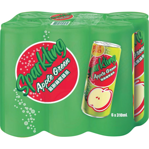 Vita Sparkling Apple Green Tea Drink