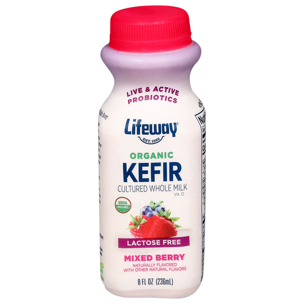Lifeway Organic Lactose Free Mixed Berry Kefir Same-Day Delivery