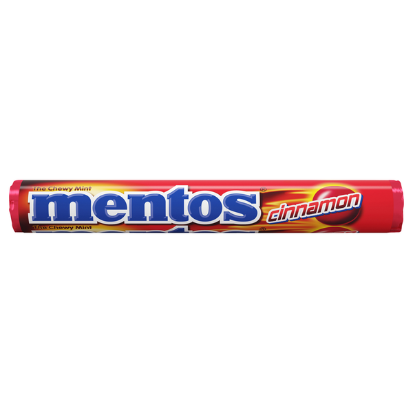 mentos19品 Mentos Chewy Mint Candy Roll, Cinnamon, Halloween Candy, Bulk