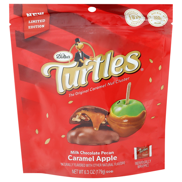 DeMet's Turtles Caramel Apple Milk Chocolate Pecan Same-Day