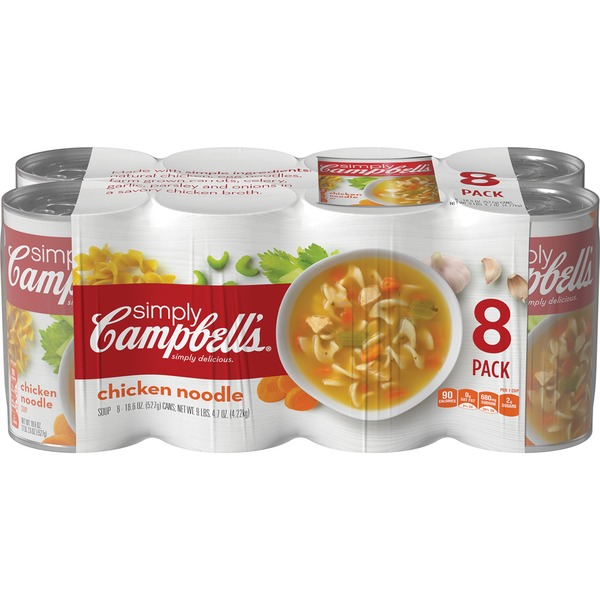 Campbell&#39;s Simply Chicken Noodle Soup (18.6 oz) from Costco - Instacart