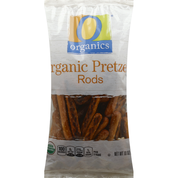 O Organics Pretzels, Organic, Rods
