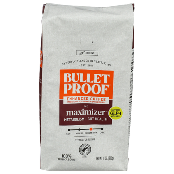 Bulletproof The Maximizer Metabolism + Gut Health Enhanced Ground Coffee