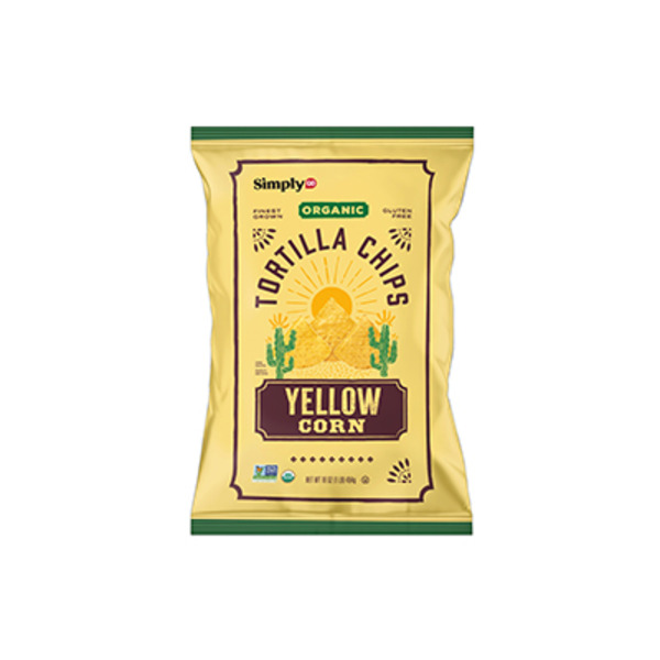 SimplyGO Organic Yellow Corn Tortilla Chips