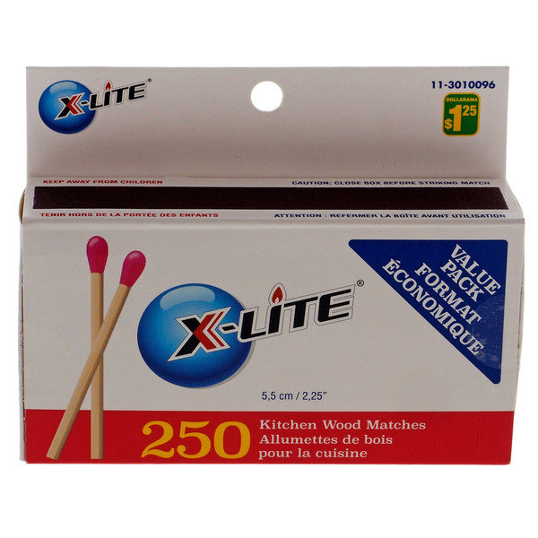Dollarama XLite Corporation Wooden Matches Box SameDay Delivery