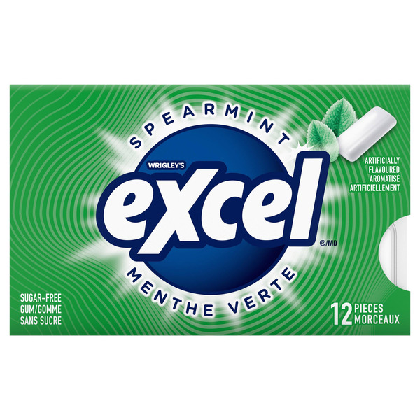 Excel Spearmint Sugar Free Gum