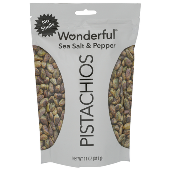 Wonderful Sea Salt & Pepper Pistachios No Shells