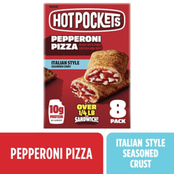 Hotpockets Garlic Buttery Crust Premium Pepperoni Pizza
