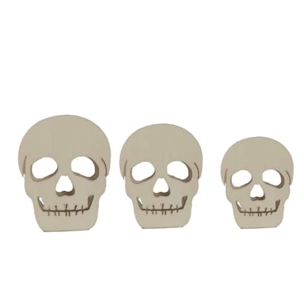 Make Market Skull Stackable DIY Wood Decor Set
