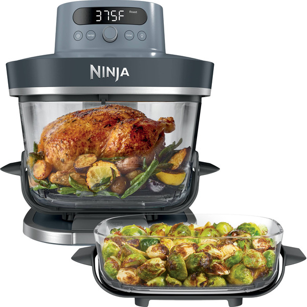 Ninja Crispi Pro 6-in-1 Countertop Glass Air Fryer - Cyberspace