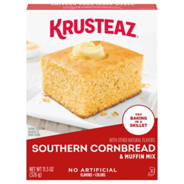 Krusteaz Southern Cornbread and Muffin Mix, Cornbread Mix, Classic Southern Side Dish