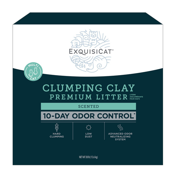 PetSmart Exquisicat Scented Premium Clumping Clay Cat Litter Same