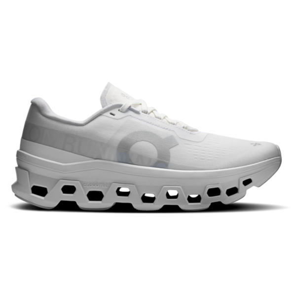 ON Women's Cloudmonster Running Shoes, Size 7.5 - White/White
