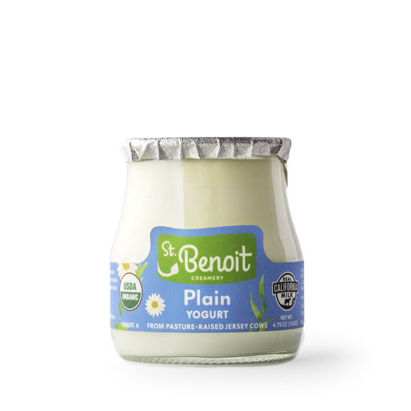 St. Benoit Creamery Plain Yogurt, Organic, A2, Pasture Raised