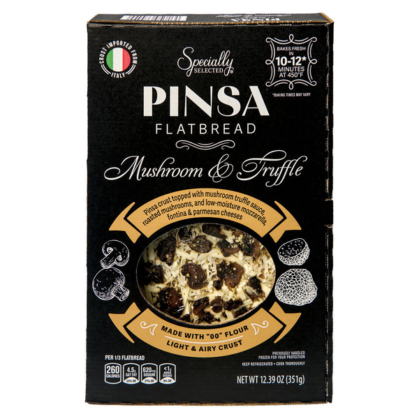 Mama Cozzi's Pizza Kitchen Mushroom & Truffle Pinsa Flatbread Same