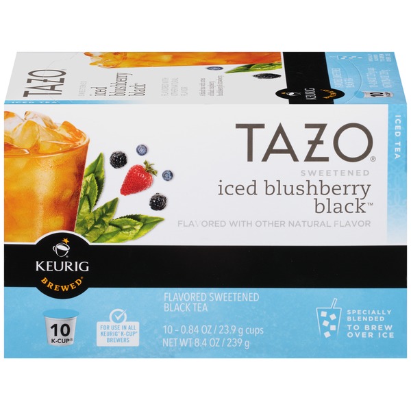 Tazo Tea Iced Blushberry Black 8.4 oz Black Tea KCup (0.84 oz) from