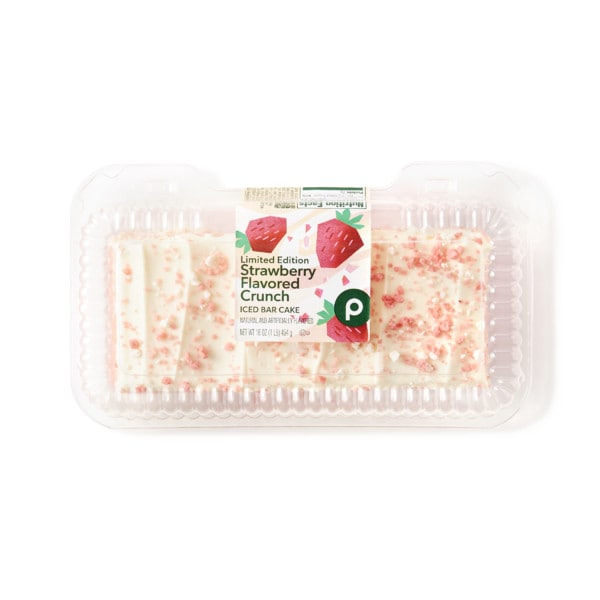 Publix Strawberry Flavored Crunch Iced Bar Cake Same-Day Delivery