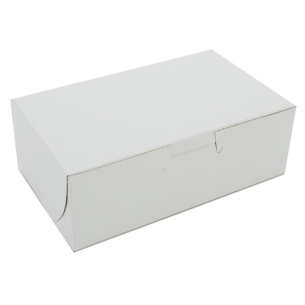 Southern Champion - #0911 6.25X3.75X2" White Non-Window Bakery Boxes, 250 Ct