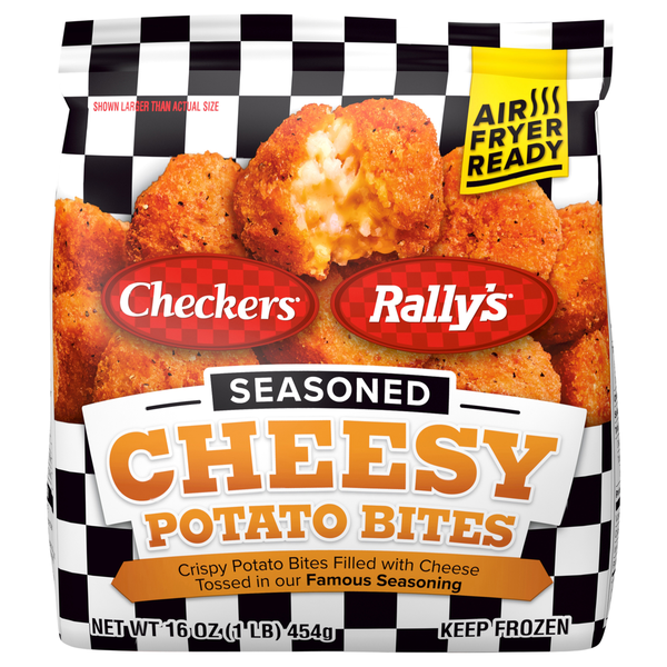 Checkers & Rally's Potato Bites, Cheesy, Seasoned Same-Day
