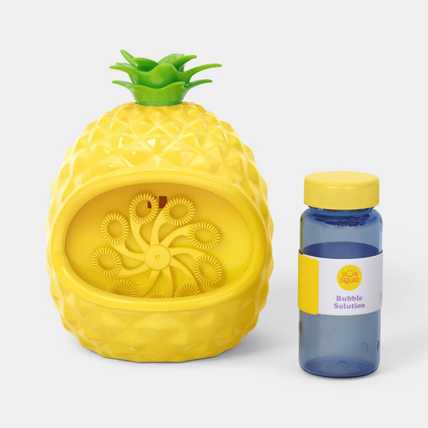 Sun Squad Pineapple Bubble Maker Toy