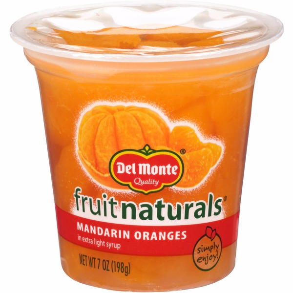 Del Monte Mandarin Oranges FRUIT CUP Snacks Same-Day Delivery or