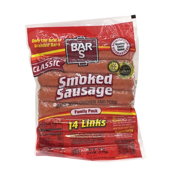 Bar S Smoked Sausage (40 oz) from Safeway Instacart