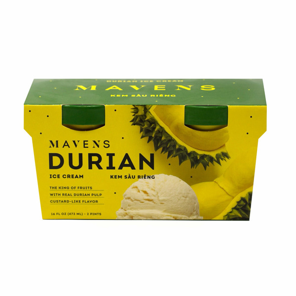 Maven's Durian Ice Cream, 16 oz, 2-count