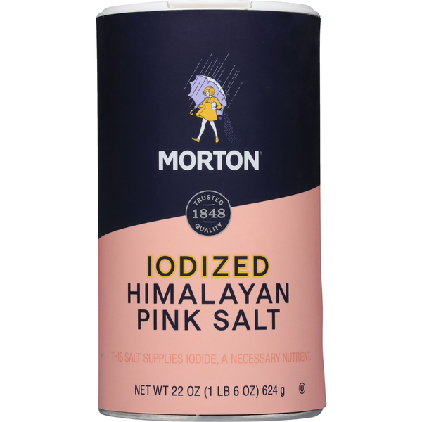 Morton Iodized Himalayan Pink Salt