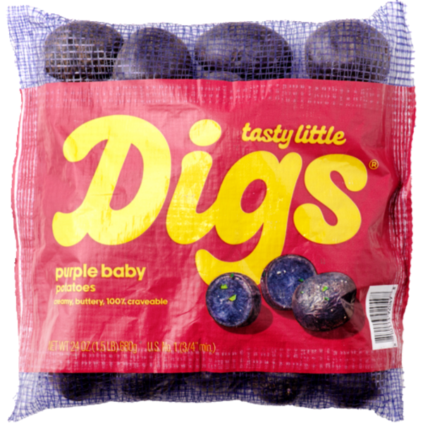 Tasty Little Digs Purple Baby Potatoes Bag
